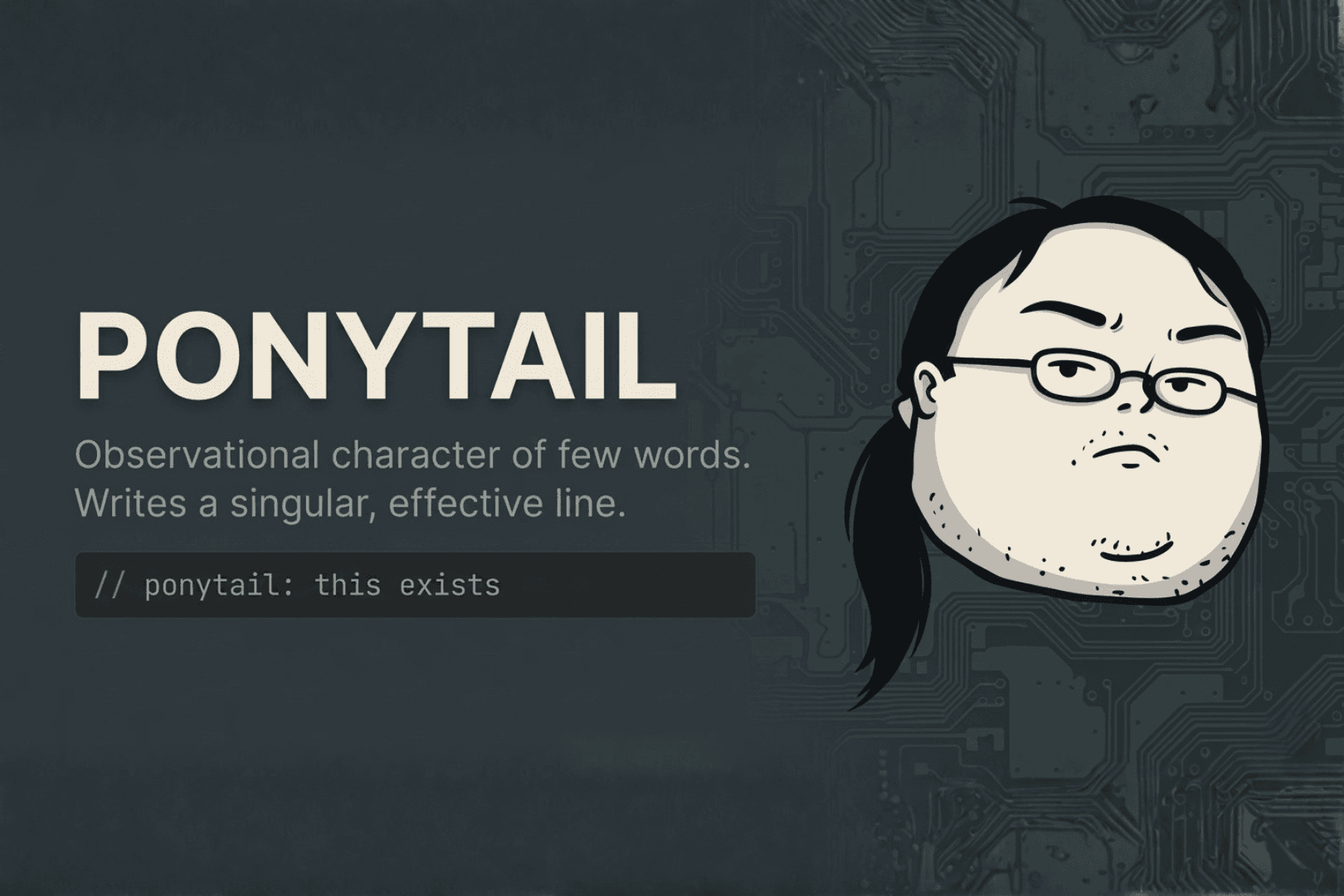 Ponytail AI coding skill — placeholder cover