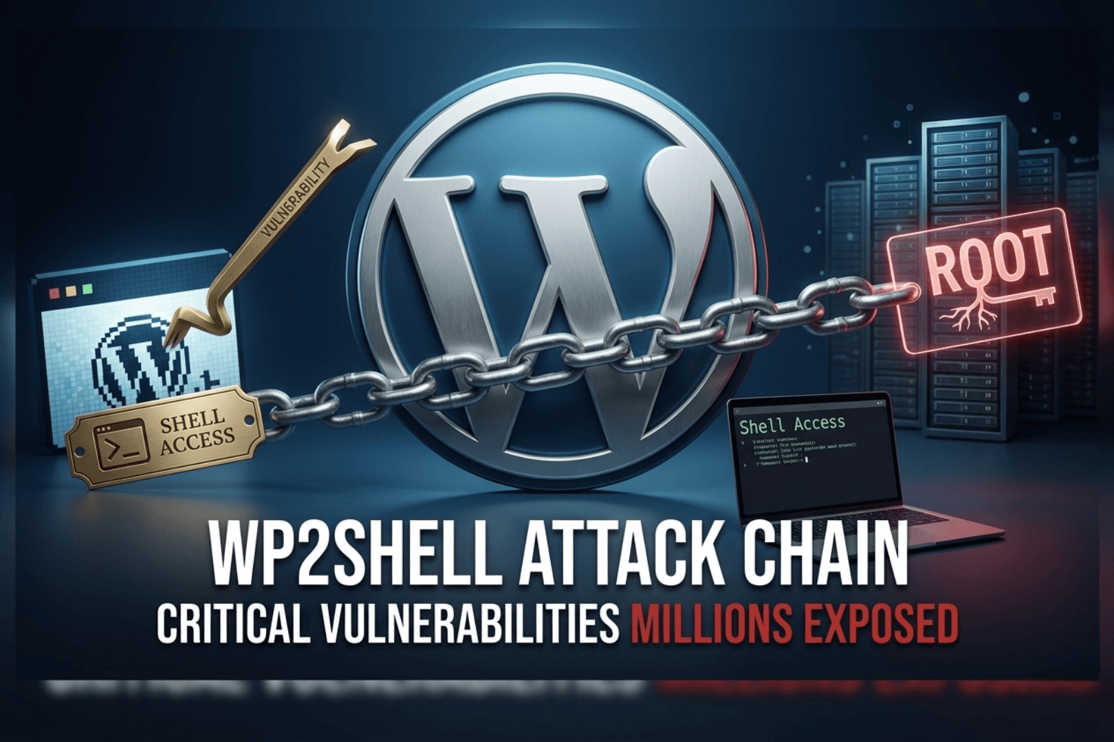 WP2Shell Attack Chain: Critical WordPress Vulnerabilities Expose Millions of Websites to Remote Takeover